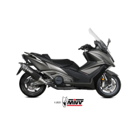 MIVV-SLIP-ON - SR-1 - Titan Schwarz für KYMCO - AK550 BJ. 2021 > 2024 - O.011.LR1TB