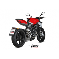 MIVV-SLIP-ON - SPEED EDGE - Edelstahl für MV AGUSTA - BRUTALE 800 / RR BJ. 2017 > 2024 - V.003.LHX