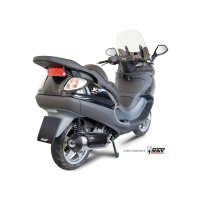 MIVV-Komplettanlage 1x1 - URBAN - Edelstahl für PIAGGIO - MP3 125 BJ. 2006 > 2007 - C.PG.0017.K