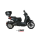 MIVV Auspuff - SLIP-ON - MOVER - Edelstahl-Schwarz für PIAGGIO BEVERLY 300 HPE - MV.PG.0006.LV