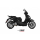 MIVV-SLIP-ON - MOVER - Edelstahl Schwarz für PIAGGIO - VESPA GTS 300 BJ. 2008 > 2020 - MV.PG.0002.LV