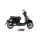 MIVV-SLIP-ON - DELTA RACE - Edelstahl Schwarz für PIAGGIO - VESPA GTS 300 BJ. 2021 > 2024 - P.009.LDRB