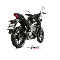 MIVV-Komplettanlage 1x1 - MK3 - Carbon für SUZUKI - GSX-S 125 BJ. 2017 > 2020 - S.055.SM3C