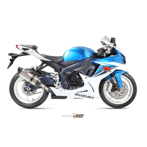 MIVV-SLIP-ON - SUONO - Edelstahl für SUZUKI - GSX-R 600 BJ. 2011 > 2016 - S.036.L7