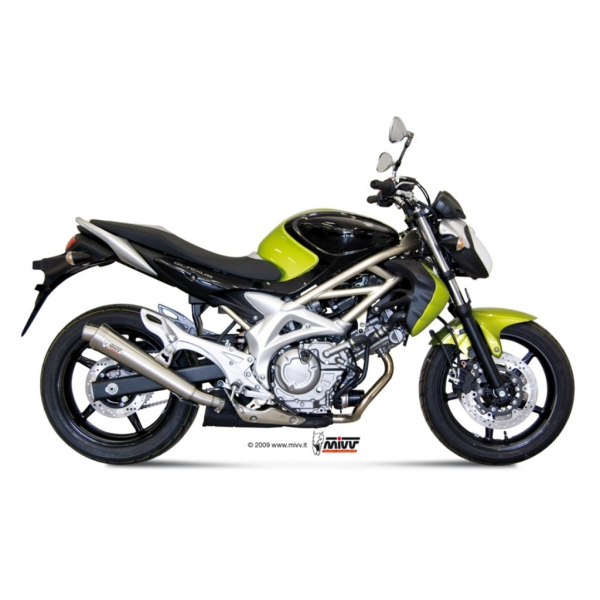 MIVV-SLIP-ON - X-cone - Edelstahl für SUZUKI - GLADIUS BJ. 2009 > 2015 - S.035.LC3