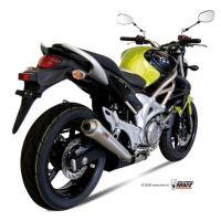 MIVV-SLIP-ON - X-cone - Edelstahl für SUZUKI - GLADIUS BJ. 2009 > 2015 - S.035.LC3