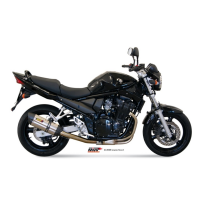 MIVV-SLIP-ON - SUONO - Edelstahl für SUZUKI - GSF 650 BANDIT BJ. 2005 > 2006 - S.017.L7