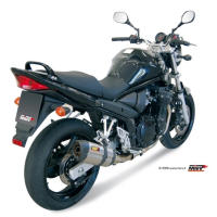 MIVV-SLIP-ON - SUONO - Edelstahl für SUZUKI - GSF 650 BANDIT BJ. 2005 > 2006 - S.017.L7