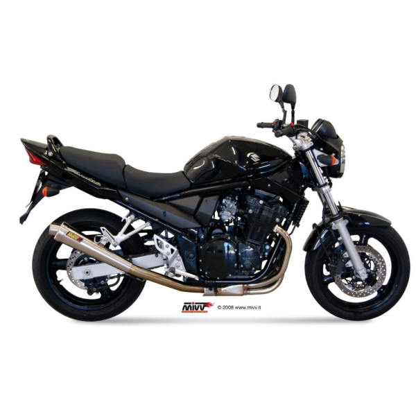 MIVV-SLIP-ON - X-cone - Edelstahl für SUZUKI - GSF 650 BANDIT BJ. 2005 > 2006 - S.017.LC3