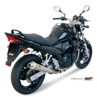 MIVV-SLIP-ON - X-cone - Edelstahl für SUZUKI - GSF 650 BANDIT BJ. 2005 > 2006 - S.017.LC3