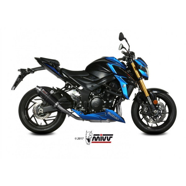 MIVV-SLIP-ON - GP - Carbon für SUZUKI - GSX-S 750 BJ. 2017 > 2020 - S.048.L2S