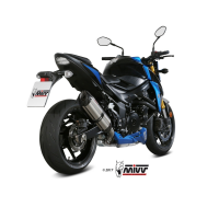 MIVV-SLIP-ON - SUONO - Edelstahl für SUZUKI - GSX-S 750 BJ. 2017 > 2020 - S.048.L7