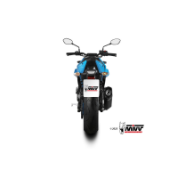 MIVV-Komplettanlage 2x1 - SR-1 - Edelstahl Schwarz für SUZUKI - GSX-8S BJ. 2022 > 2024 - S.063.LR1XB