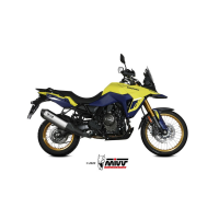 MIVV Auspuff - SLIP-ON - SPEED EDGE - Edelstahl für SUZUKI V-STROM 800 DE - S.061.LRX