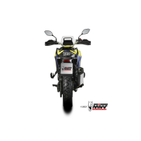 MIVV Auspuff - SLIP-ON - SPEED EDGE - Edelstahl für SUZUKI V-STROM 800 DE - S.061.LRX