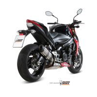 MIVV-SLIP-ON - SUONO - Edelstahl für SUZUKI - GSX-S 1000 / 1000 F BJ. 2015 > 2020 - S.044.L7