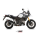 MIVV-SLIP-ON - DAKAR - Edelstahl Schwarz für SUZUKI - V-STROM 1050 BJ. 2020 > 2024 - S.042.LEKB