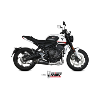 MIVV-Komplettanlage 3x1 - DELTA RACE - Edelstahl Schwarz für TRIUMPH - TIGER 660 SPORT BJ. 2022 > 2024 - T.022.LDRB