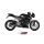 MIVV-SLIP-ON - DELTA RACE - Edelstahl Schwarz für TRIUMPH - STREET TRIPLE 660 S BJ. 2017 > 2022 - T.019.LDRB