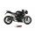 MIVV Auspuff - SLIP-ON - X-M5 - Edelstahl-Schwarz für TRIUMPH STREET TRIPLE 660 S - T.019.SC5B