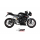 MIVV-SLIP-ON - X-M5 - Edelstahl Schwarz für TRIUMPH - STREET TRIPLE 660 S BJ. 2017 > 2022 - T.019.SC5B