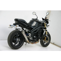 MIVV-SLIP-ON - X-cone - Edelstahl für TRIUMPH - SPEED TRIPLE 1050 R / S / RS BJ. 2005 > 2006 - T.005.LC3