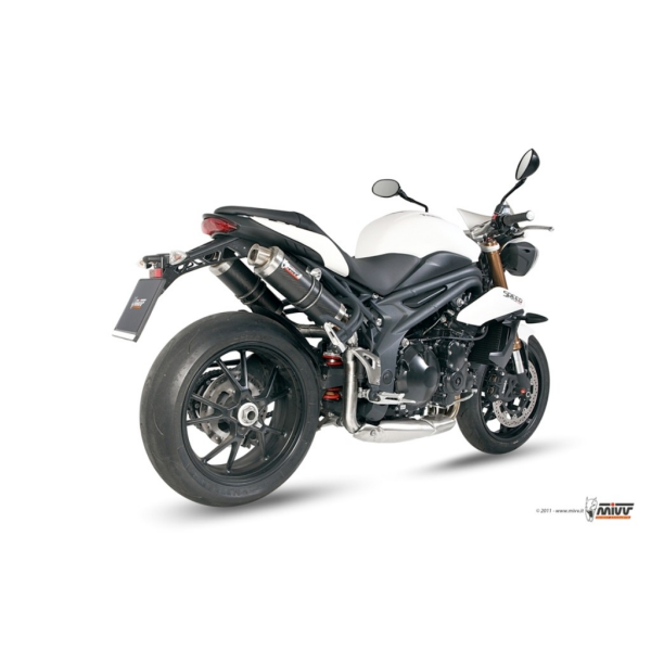 MIVV-2 SLIP-ON - GP - Carbon für TRIUMPH - SPEED TRIPLE 1050 R / S / RS BJ. 2011 > 2015 - AT.012.L2S