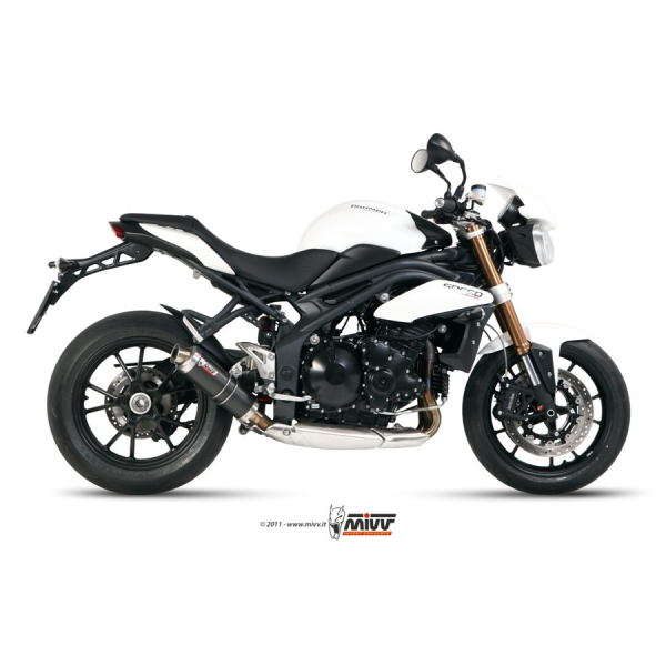 MIVV-SLIP-ON - GP - Carbon für TRIUMPH - SPEED TRIPLE 1050 R / S / RS BJ. 2011 > 2015 - T.012.L2S