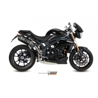 MIVV-2 SLIP-ON - SPEED EDGE - Edelstahl Schwarz für TRIUMPH - SPEED TRIPLE 1050 R / S / RS BJ. 2011 > 2015 - AT.012.LRB