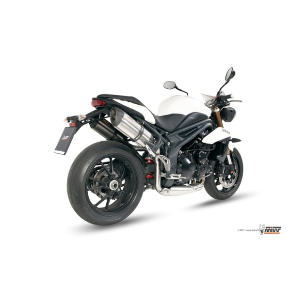 MIVV-2 SLIP-ON - SUONO - Edelstahl für TRIUMPH - SPEED TRIPLE 1050 R / S / RS BJ. 2011 > 2015 - AT.012.L7