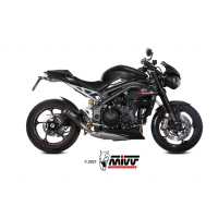 MIVV-SLIP-ON - MK3 - Carbon für TRIUMPH - SPEED TRIPLE 1050 R / S / RS BJ. 2018 > 2020 - T.021.SM3C