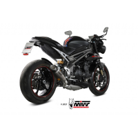 MIVV-SLIP-ON - X-M5 - Titan für TRIUMPH - SPEED TRIPLE 1050 R / S / RS BJ. 2018 > 2020 - T.021.SC5T