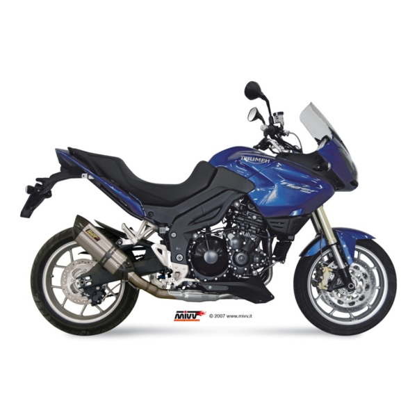 MIVV-SLIP-ON - SUONO - Edelstahl für TRIUMPH - TIGER 1050 BJ. 2007 > 2012 - T.010.L7