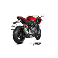 MIVV-SLIP-ON - SR-1 - Titan für TRIUMPH - SPEED TRIPLE 1200 RR / RS BJ. 2021 > 2024 - T.025.LR1T