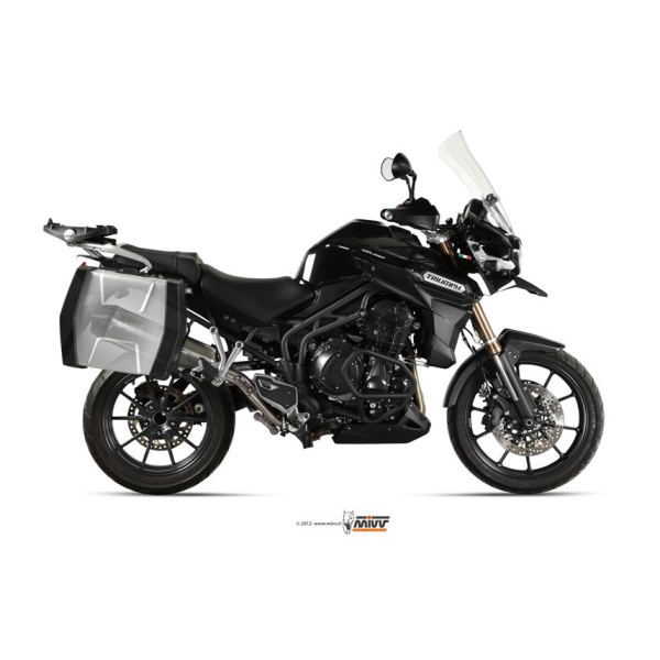 MIVV-SLIP-ON - SPEED EDGE - Edelstahl für TRIUMPH - TIGER 1200 EXPLORER BJ. 2012 > 2015 - T.013.LRX