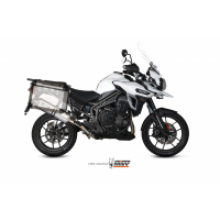 MIVV-SLIP-ON - SPEED EDGE - Edelstahl für TRIUMPH - TIGER 1200 XR / XRx / XRT / XCx / XCA BJ. 2016 > 2020 - T.015.LRX