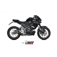 MIVV-Komplettanlage 1x1 - GPpro - Edelstahl Schwarz für YAMAHA - MT-125 BJ. 2020 > 2024 - Y.067.LXBP