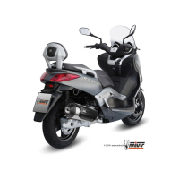 MIVV-Komplettanlage 1x1 - URBAN - Edelstahl für YAMAHA - X-MAX 125 BJ. 2006 > 2016 - C.YA.0007.B