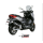 MIVV Auspuff - SLIP-ON - MOVER - Edelstahl-Schwarz für YAMAHA X-MAX 125 - MV.YA.0002.LV