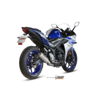 MIVV-Komplettanlage 2x1 - MK3 - Edelstahl für YAMAHA - YZF R25 BJ. 2015 > 2024 - X.YA.0008.SM3X