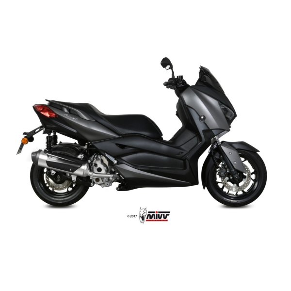 MIVV-Komplettanlage 1x1 - URBAN - Edelstahl für YAMAHA - X-MAX 300 BJ. 2017 > 2020 - C.YA.0011.B