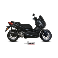 MIVV-SLIP-ON - MOVER - Edelstahl Schwarz für YAMAHA - X-MAX 300 BJ. 2017 > 2020 - MV.YA.0001.LV