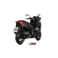 MIVV-SLIP-ON - MOVER - Edelstahl Schwarz für YAMAHA - X-MAX 300 BJ. 2017 > 2020 - MV.YA.0001.LV