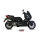 MIVV-SLIP-ON - MOVER - Edelstahl Schwarz für YAMAHA - X-MAX 300 BJ. 2017 > 2020 - MV.YA.0001.LV