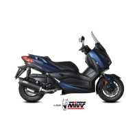 MIVV-SLIP-ON - MOVER - Edelstahl Schwarz für YAMAHA - X-MAX 400 BJ. 2017 > 2020 - MV.YA.0004.LV