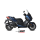 MIVV-SLIP-ON - MOVER - Edelstahl Schwarz für YAMAHA - X-MAX 400 BJ. 2017 > 2020 - MV.YA.0004.LV