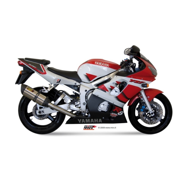 MIVV-SLIP-ON - SUONO - Edelstahl für YAMAHA - YZF 600 R6 BJ. 1999 > 2002 - Y.003.L7