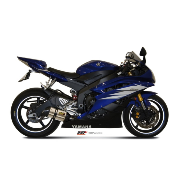 MIVV-SLIP-ON - SUONO - Edelstahl für YAMAHA - YZF 600 R6 BJ. 2006 > 2016 - Y.021.L7