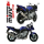 MIVV-SLIP-ON - OVAL - Titan für YAMAHA - YZF 600 THUNDERCAT BJ. 1996 > 2001 - Y.004.LN