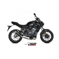 MIVV-Komplettanlage 2x1 - GPpro - Edelstahl Schwarz für YAMAHA - MT-07 / FZ-07 BJ. 2021 > 2024 - Y.065.LXBP